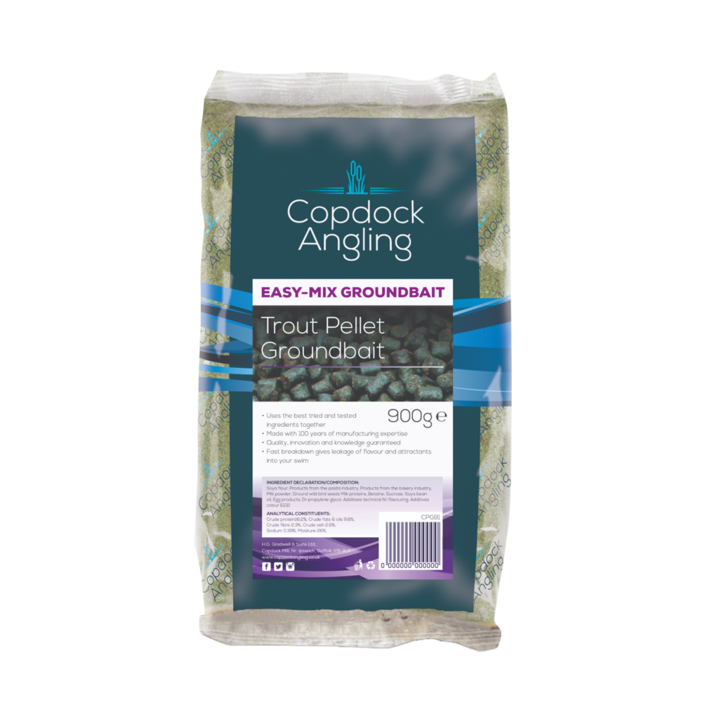 Copdock Angling Trout Pellet 900g Groundbait Bait Superstore