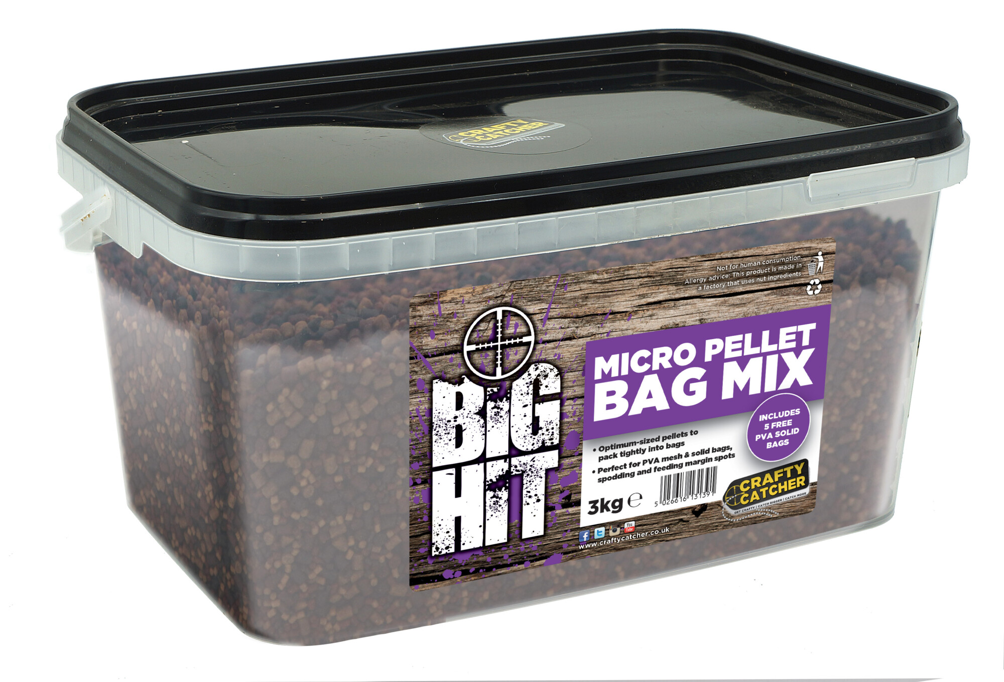 Crafty Catcher Big Hit Micro Pellet Mix 3kg