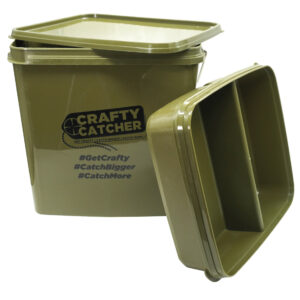 Crafty Catcher Green Bucket 15L with Tray